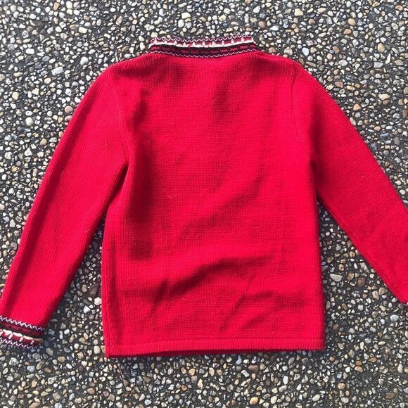 Vintage boho hipster Nordic Sweater S 1970s - Picture 3 of 5